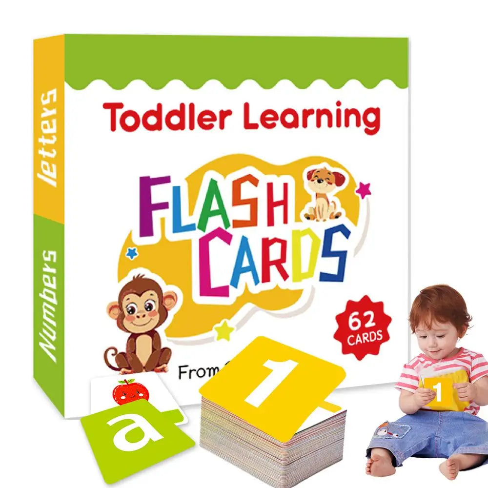 Kindergarten Flash Cards Letter Recognition Learning Game Double-Sided Sight Words Flash Cards Preschool Learning Activities For