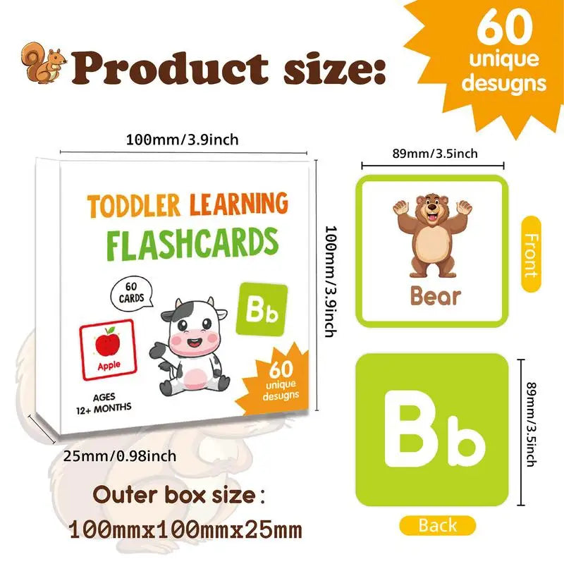 Kindergarten Flash Cards Letter Recognition Learning Game Double-Sided Sight Words Flash Cards Preschool Learning Activities For