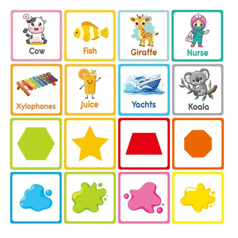 Kindergarten Flash Cards Letter Recognition Learning Game Double-Sided Sight Words Flash Cards Preschool Learning Activities For