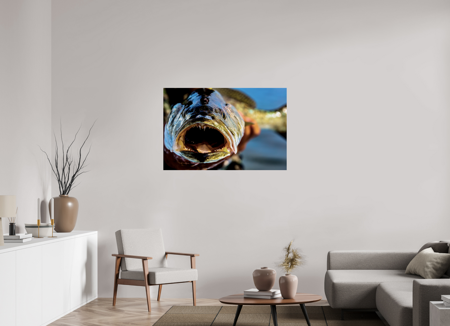 45 x 30″, Photo Print Under Acrylic Glass TROUT PORTRAIT — LAGUNA Limited Edition