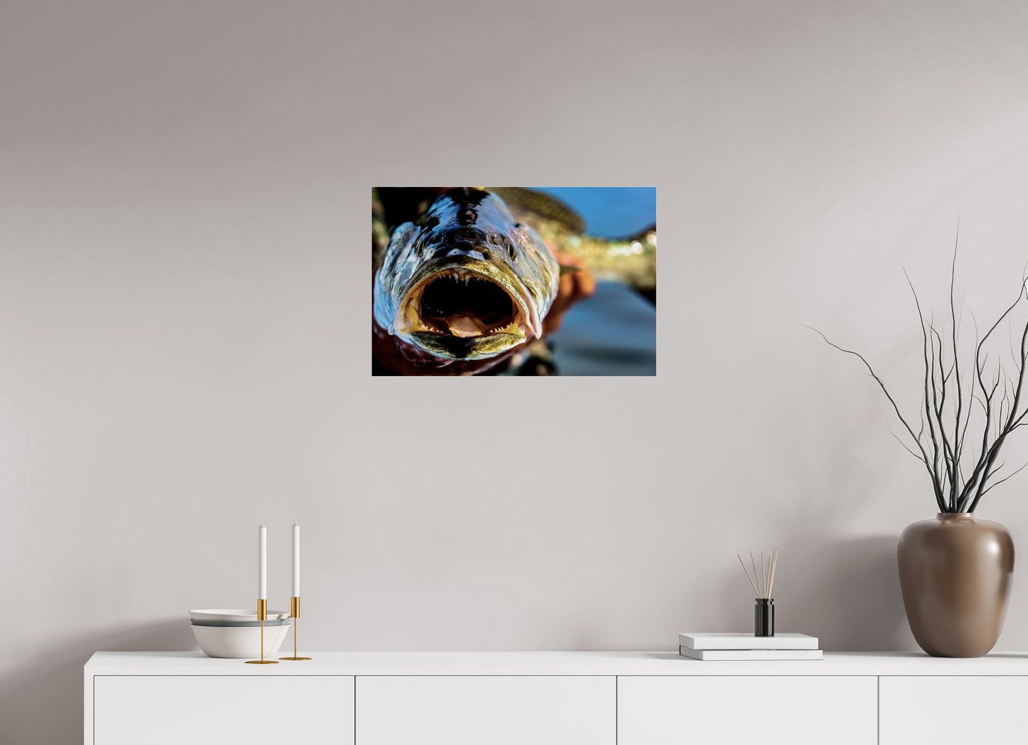 24 x 16″, Photo Print Under Acrylic Glass TROUT PORTRAIT — LAGUNA Limited Edition