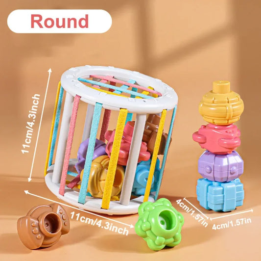 Baby Montessori Learning Educational Toys Colorful Shape Blocks Sorting Game For Children Bebe Birth Inny 0 12 Months Toy Gifts